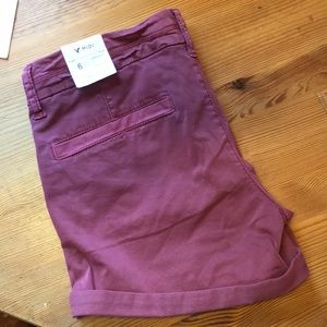 Pink American Eagle midi shorts